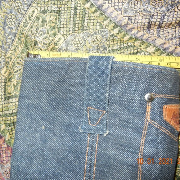 Vintage Western Boho Chic Hippie Suede & Denim Boots sz 8D(wmbt9) main image 13